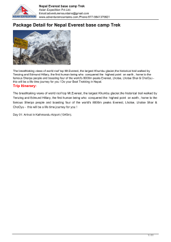 Asian Expedition Pvt.Ltd | Nepal Everest base camp Trek