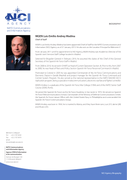 Biography - NATO Communications and Information Agency