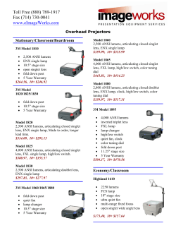 Overhead Projectors