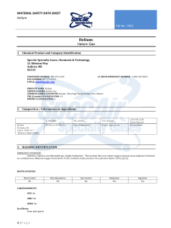 Helium - US Environmental
