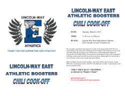 thank you for supporting our athletes! - Lincoln