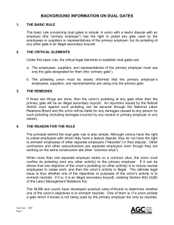 background information on dual gates