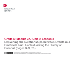 Grade 5: Module 3A: Unit 2