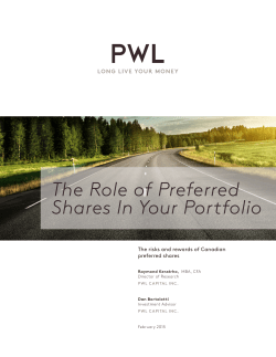 The Role of Preferred Shares In Your Portfolio