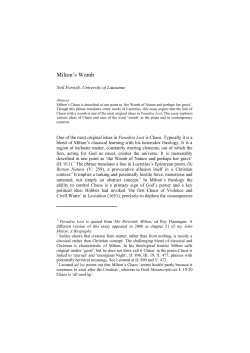 Rather than imposing thematic unity or predefining a common
