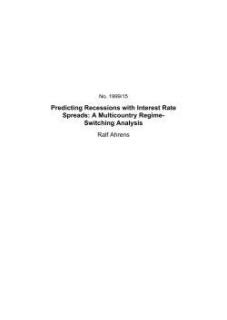 Predicting Recessions with Interest Rate Spreads: A Multicountry