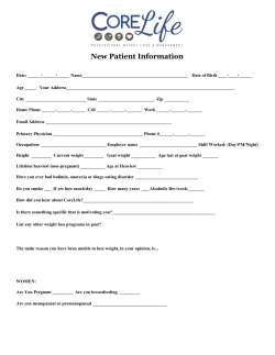 New Patient Information