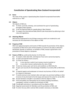 Speedcubing New Zealand Inc Constitution