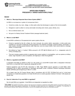 COMMONWEALTH OF PENNSYLVANIA