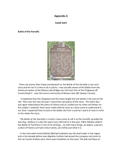 Appendix A Local Lore