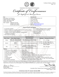 Certificate Number: 12-093A3 Page 1 of 5 1135 M Street, Suite 110