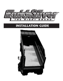 INSTALLATION GUIDE
