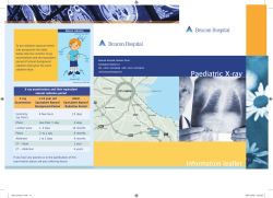 Paediatric X-ray - Beacon Hospital