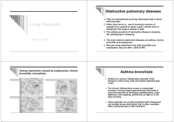 Lung diseases