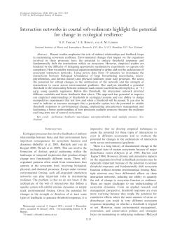 Interaction networks in coastal soft-sediments highlight the potential