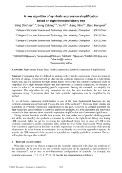 A new algorithm of symbolic expression simplification