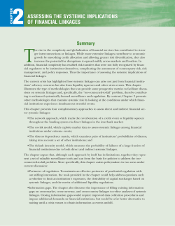 Assessing the Systemic Implications of Financial Linkages