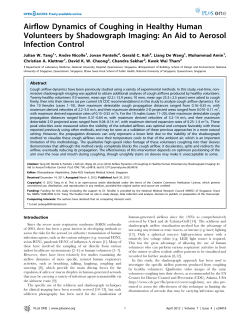 Airflow Dynamics of Coughing in Healthy Human Volunteers by