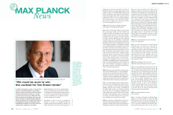 max planck news - Max-Planck