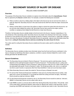 General Definition General Guidelines