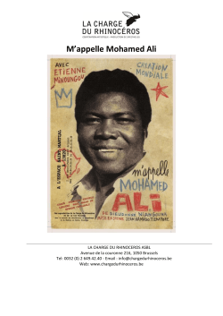 M`appelle Mohamed Ali - Alliance Fran&ccedil;aise de Kampala