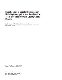 Investigation of Coastal Hydrogeology Utilizing Geophysical and