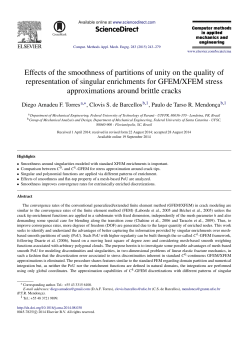 Effects of the smoothness of partitions of unity on the quality of