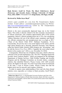 Book Review: Geoff K. Ward, The Black Child