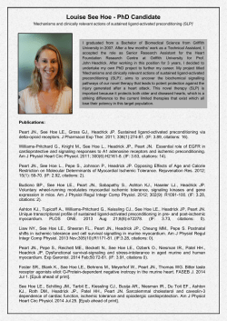 Louise See Hoe - PhD Candidate