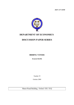 department of economics discussion paper series