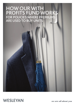 how our with profits fund works