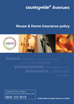 Ageas Countrywide Avenue Home Policies