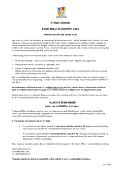 stowe school exam results summer 2016 *always remember