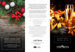 christmas menu 2016