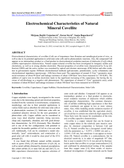 Open Journal of Metal - Scientific Research Publishing