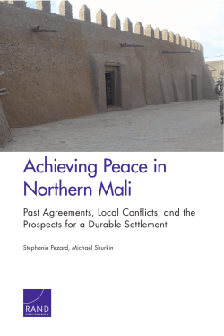 Achieving Peace in Northern Mali: Past