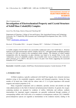 Investigation of Electrochemical Property and Crystal Structure of