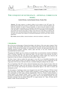 The conquest of outer space