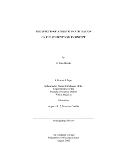 the effects of athletic participation