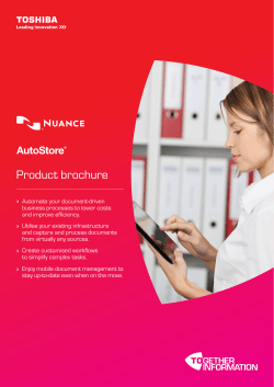 Nuance AutoStore