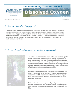 Dissolved Oxygen - Utah State University Extension