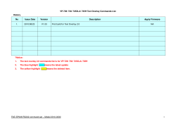 Text Overlay Protocol V. 2.0
