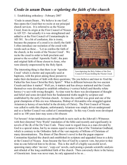The Nicene Creed