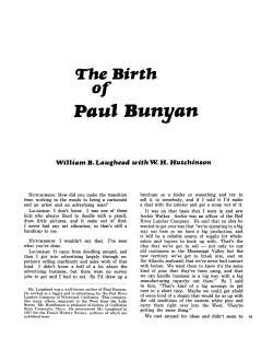 Paul Bunyan - The Forest History Society