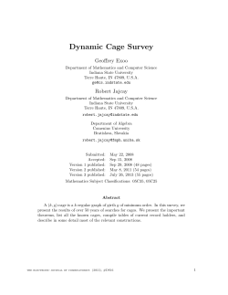 as a PDF - The Electronic Journal of Combinatorics