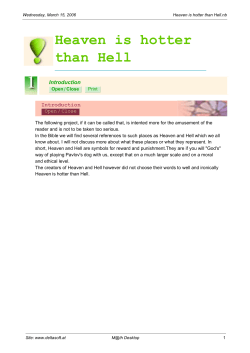 Heaven is hotter than Hell.nb