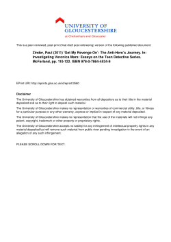 One Angry Teenage Slueth: The Anti