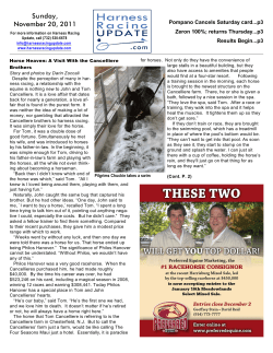 Read the PDF - Harness Racing Update