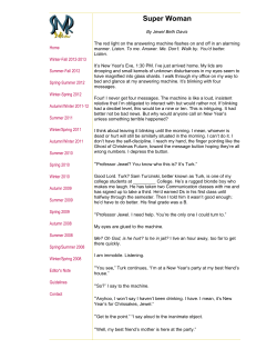 Super Woman, Creative Nonfiction by Jewel Beth Davis