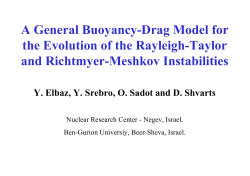 A General Buoyancy-Drag Model for the Evolution of the Rayleigh